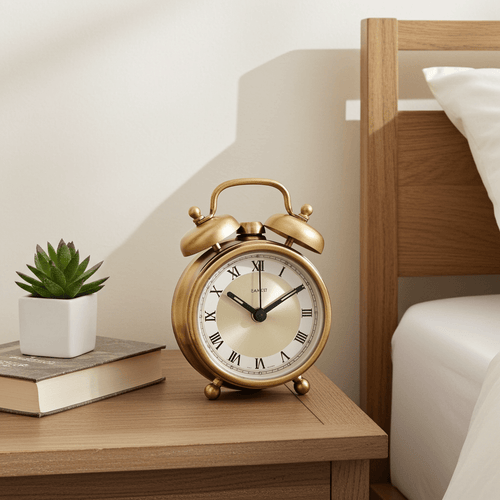 Vintage SALVEST Alarm Quartz Desk Clock | Adelaide Clocks
