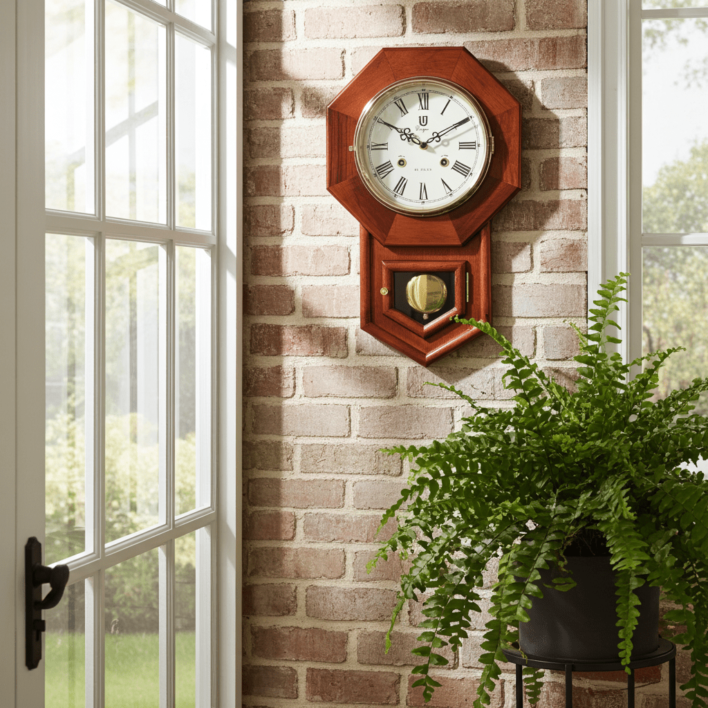 Vintage Unique 31 Day Westminster Pendulum Battery Wall Clock | Adelaide Clocks