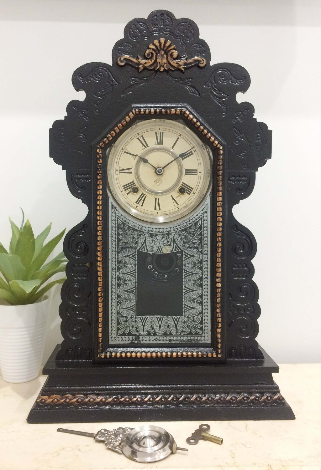 Antique ANSONIA Mantel Clock | eXibit collection