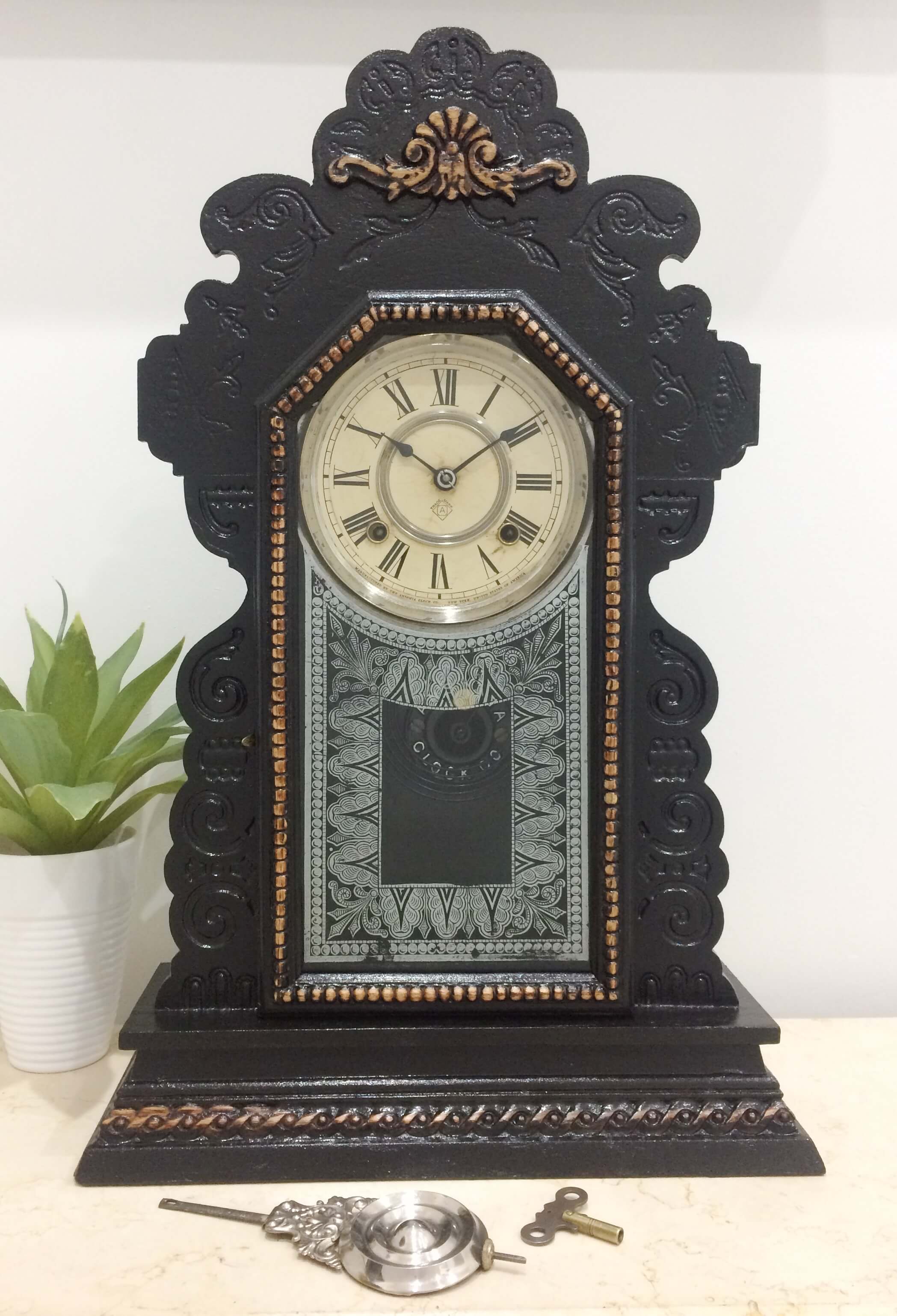 Antique ANSONIA Mantel Clock | eXibit collection