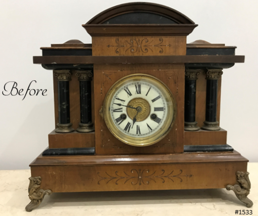 Original Antique HAC Mantel Clock | eXibit collection