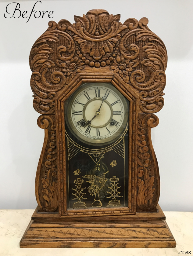 Antique Waterbury Cottage Mantel Clock | Adelaide Clocks