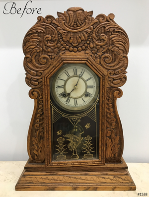 Antique Waterbury Cottage Mantel Clock | eXibit collection