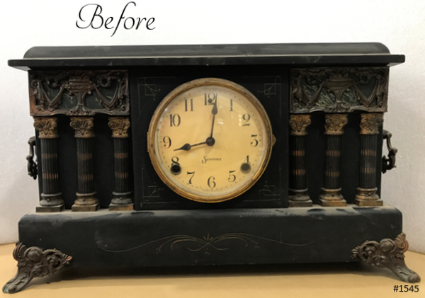 Restored Antique Sessions Mantel Clock | eXibit collection