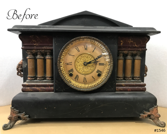 Restored Antique Gilbert Mantel Clock | eXibit collection