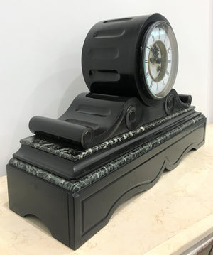 Antique Slate and Marble Mantel Clock | eXibit collection