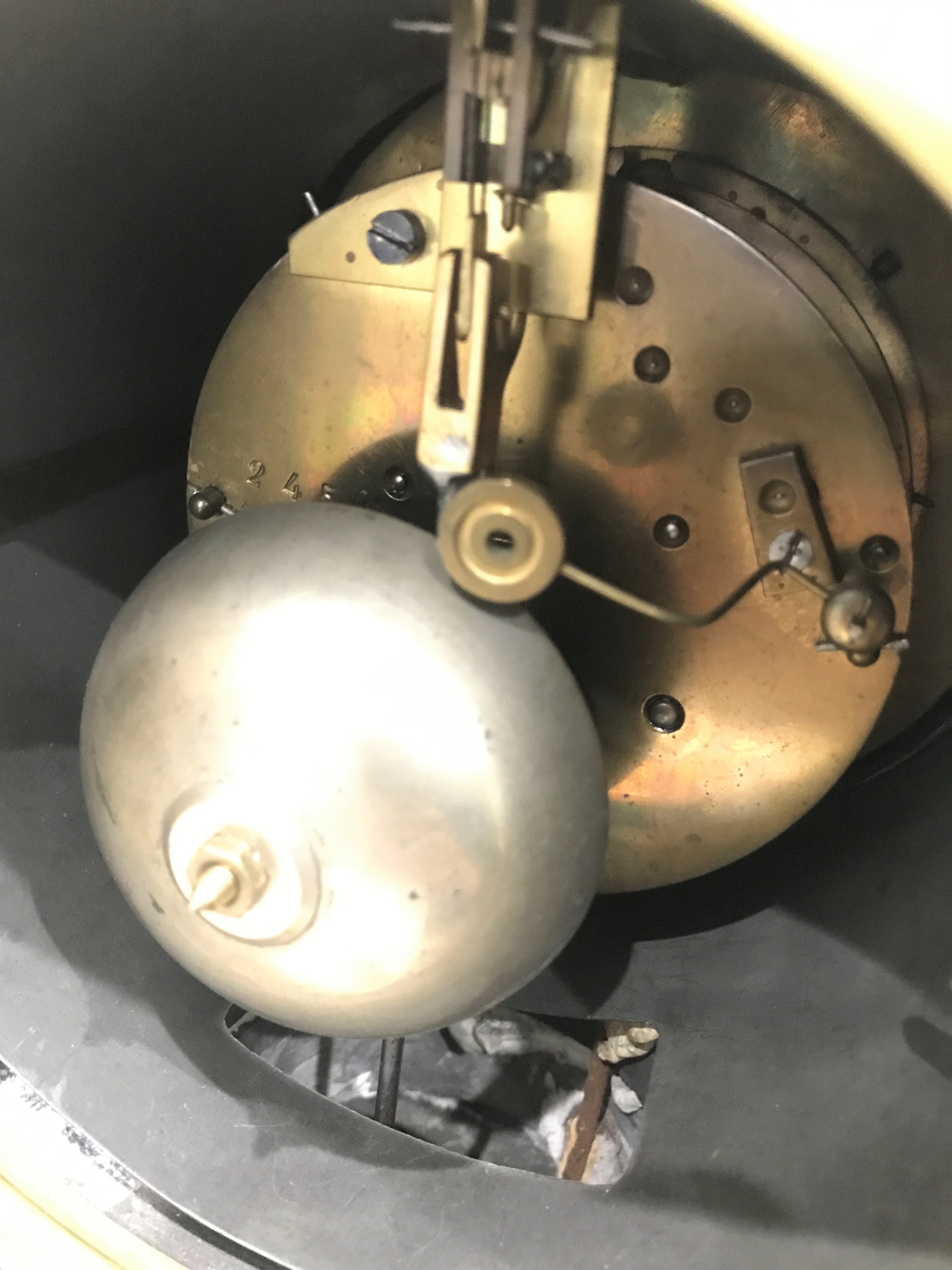 Antique Slate and Marble Mantel Clock | eXibit collection