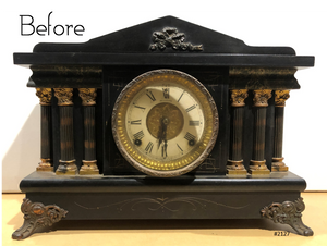 Antique Sessions Hammer Chime Mantel Clock | eXibit collection