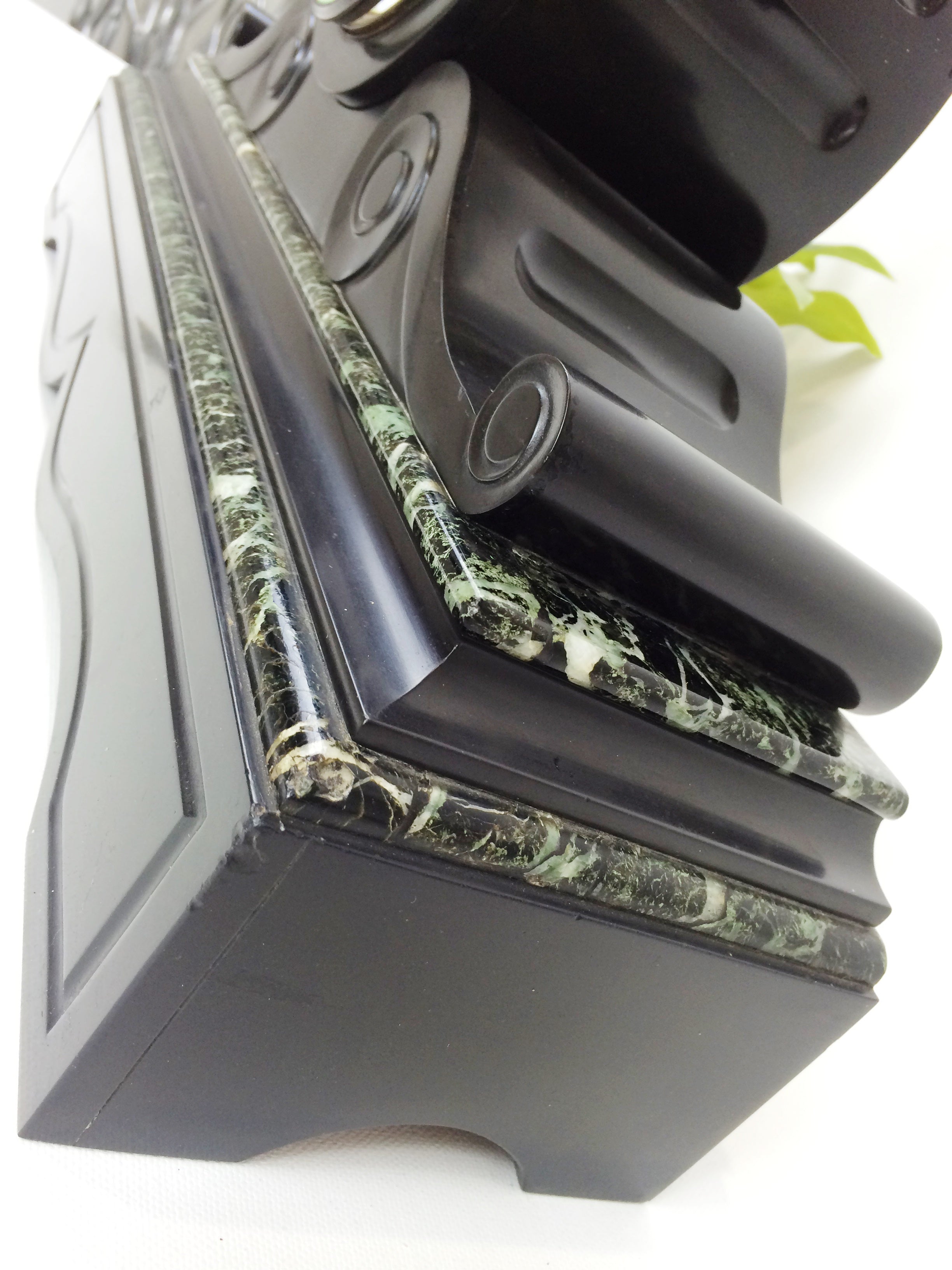 Antique Slate and Marble Mantel Clock | eXibit collection