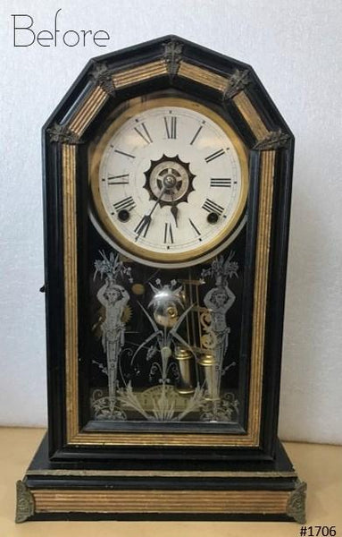 Original Antique Ansonia Mantel Clock | eXibit collection