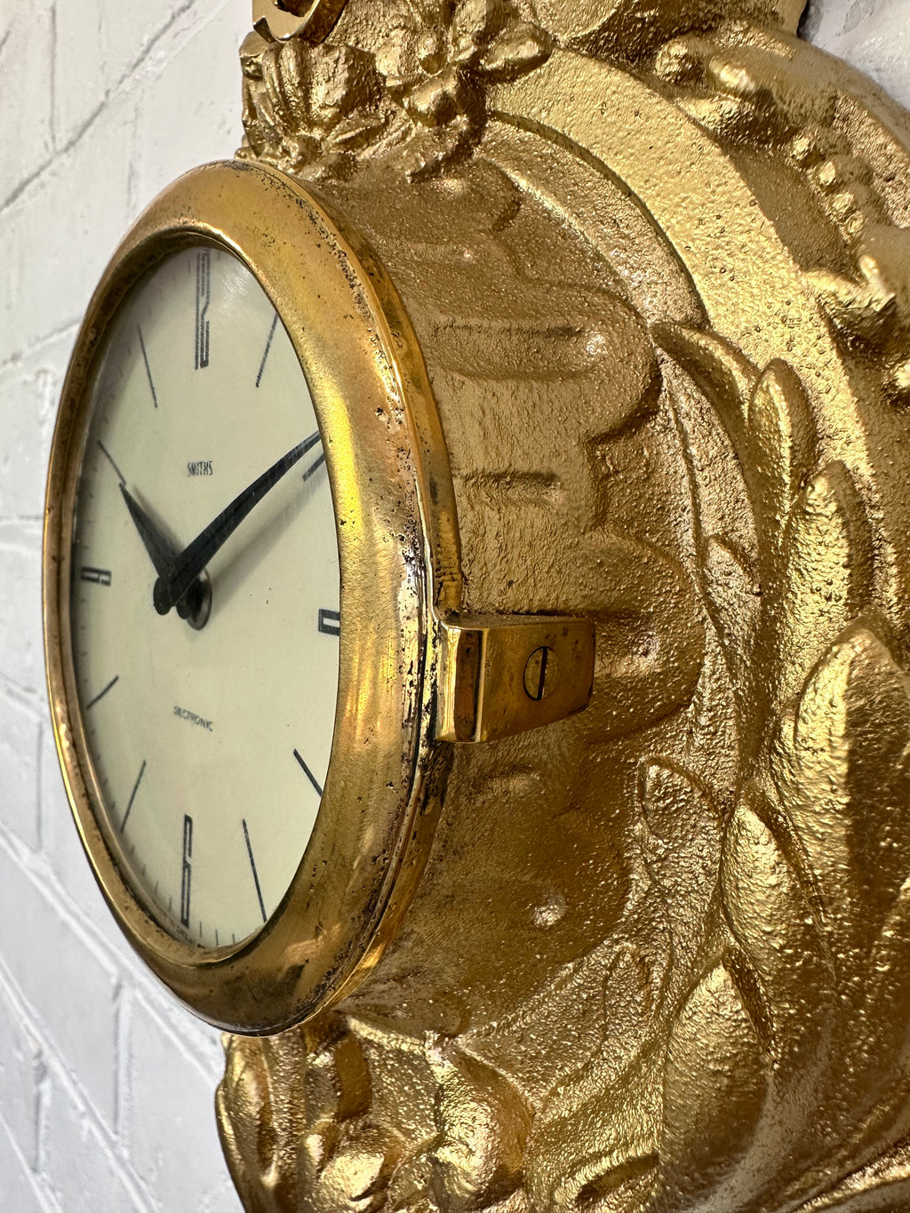 Vintage Smiths Sectronic Thermometer & Barometer Quartz Wall Clock | Adelaide Clocks