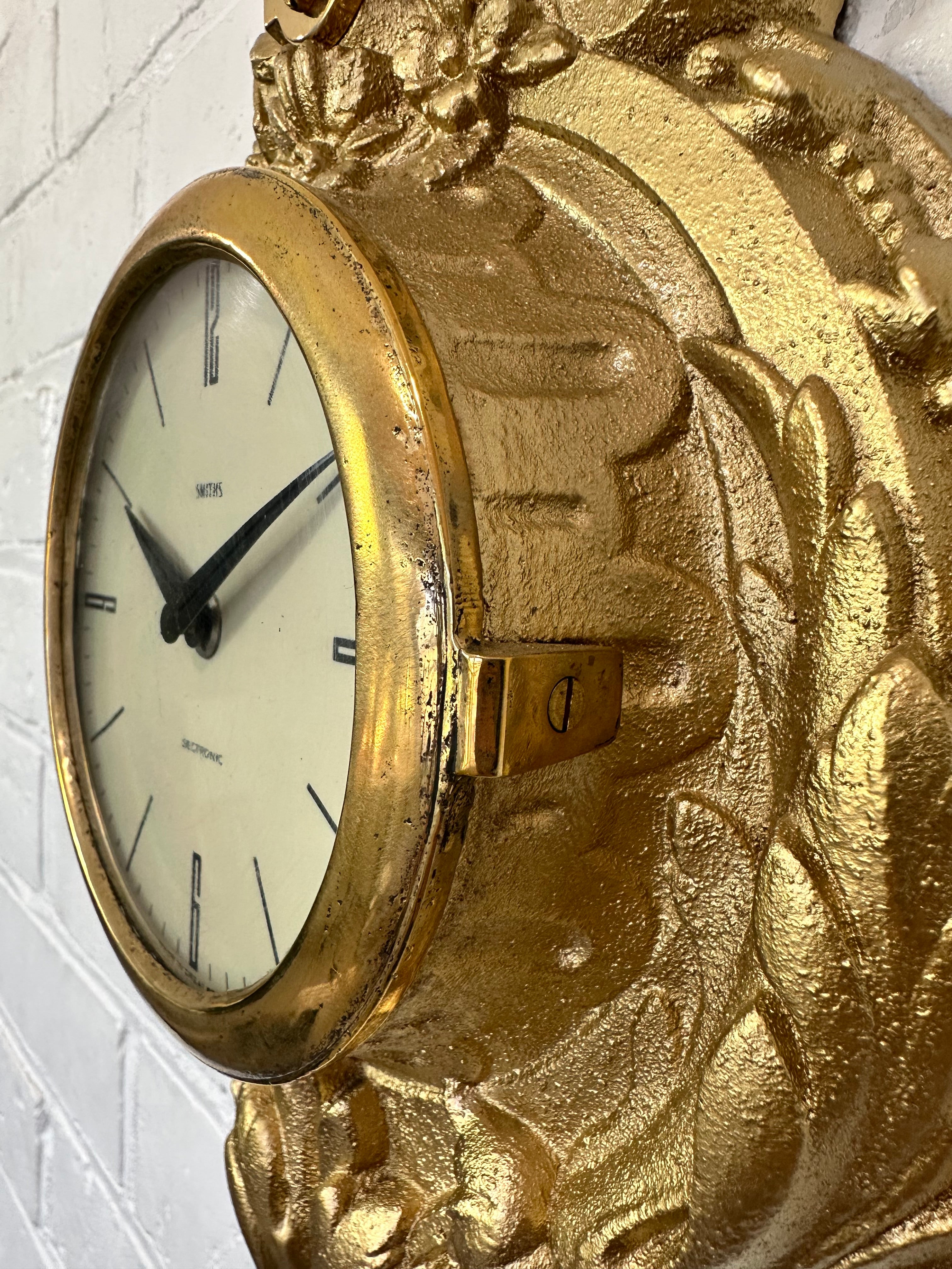 Vintage Smiths Sectronic Thermometer & Barometer Quartz Wall Clock | Adelaide Clocks