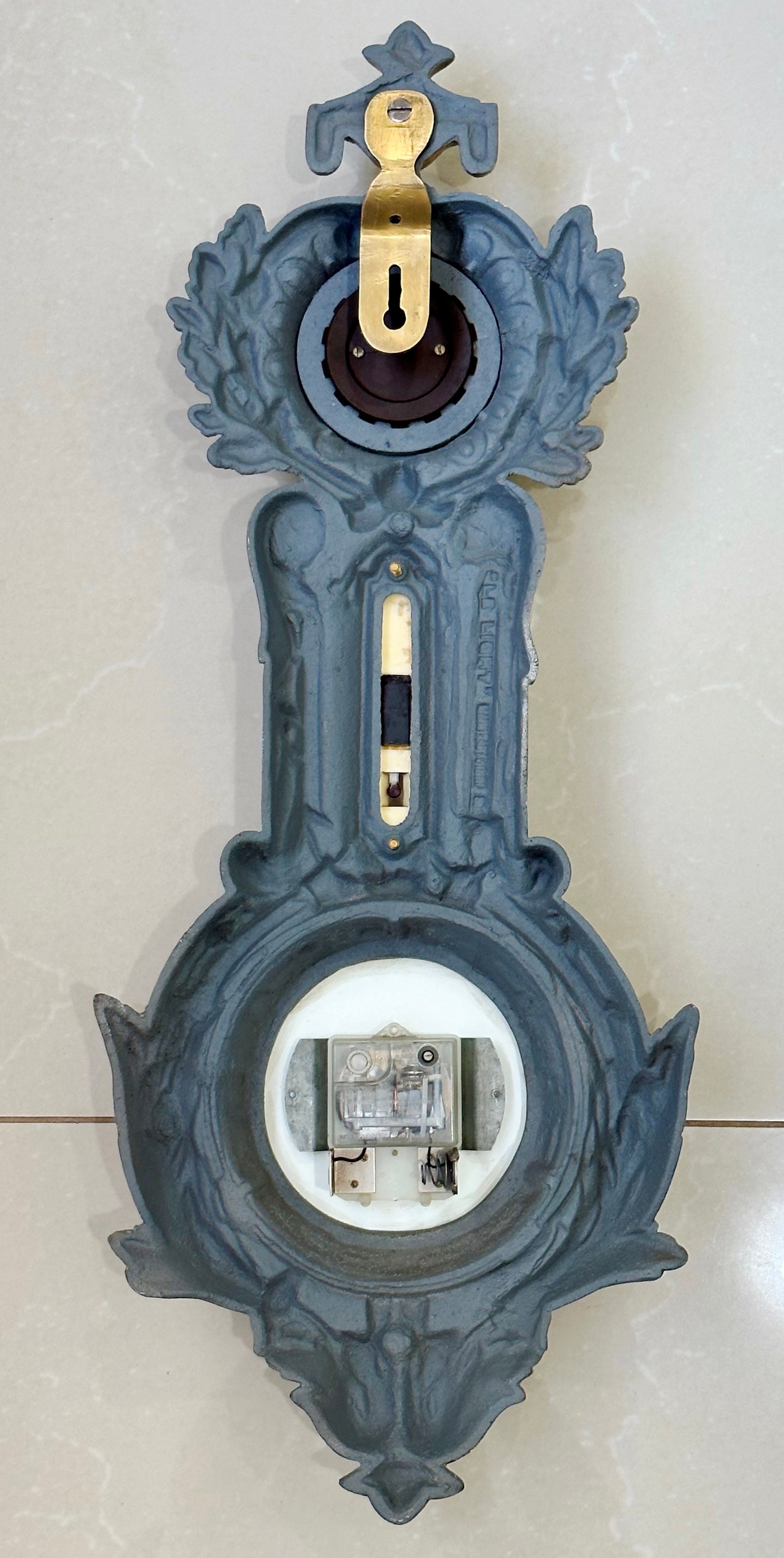Vintage Smiths Sectronic Thermometer & Barometer Quartz Wall Clock | Adelaide Clocks