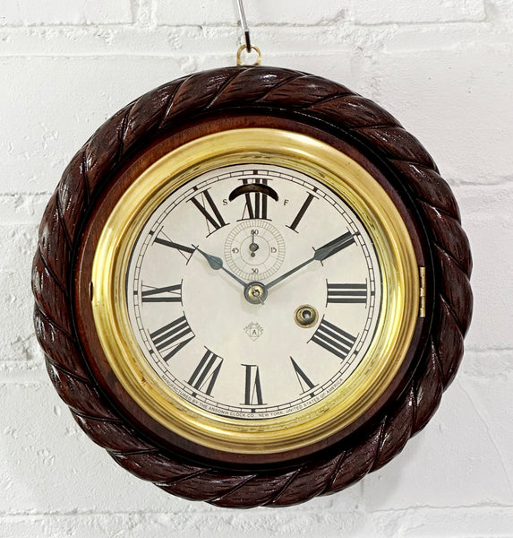 Antique Ansonia Cable Lever Wall Clock | eXibit collection