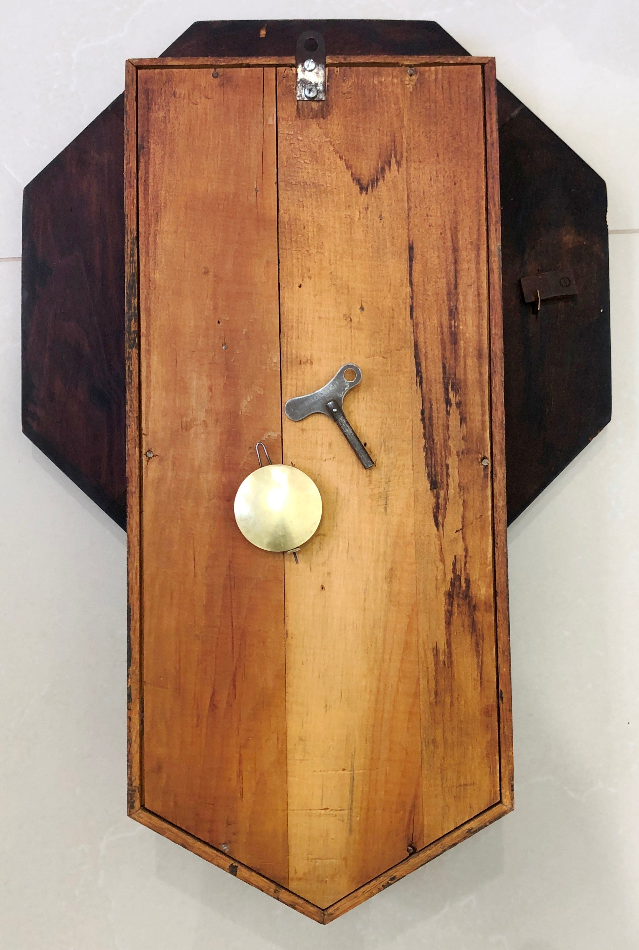 Antique ANSONIA Drop Dial Octagon Wall Clock | eXibit collection