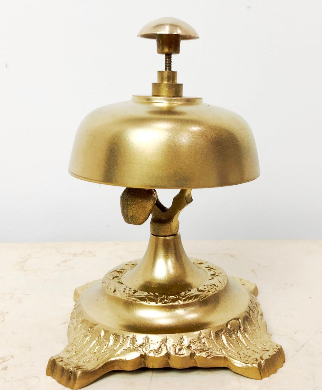Vintage BRASS Hotel Shop Counter Desk Service Bell | Adelaide Clocks