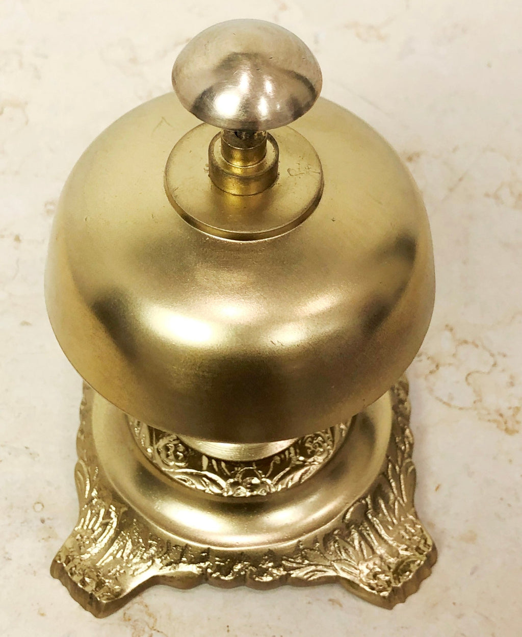 Vintage BRASS Hotel Shop Counter Desk Service Bell | Adelaide Clocks