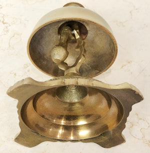 Vintage BRASS Hotel Shop Counter Desk Service Bell | Adelaide Clocks
