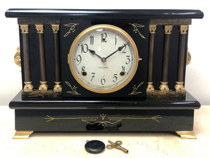 Antique GILBERT Chime U.S.A Mantel Clock | eXibit collection