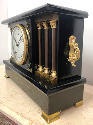 Antique GILBERT Chime U.S.A Mantel Clock | eXibit collection