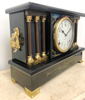 Antique GILBERT Chime U.S.A Mantel Clock | eXibit collection