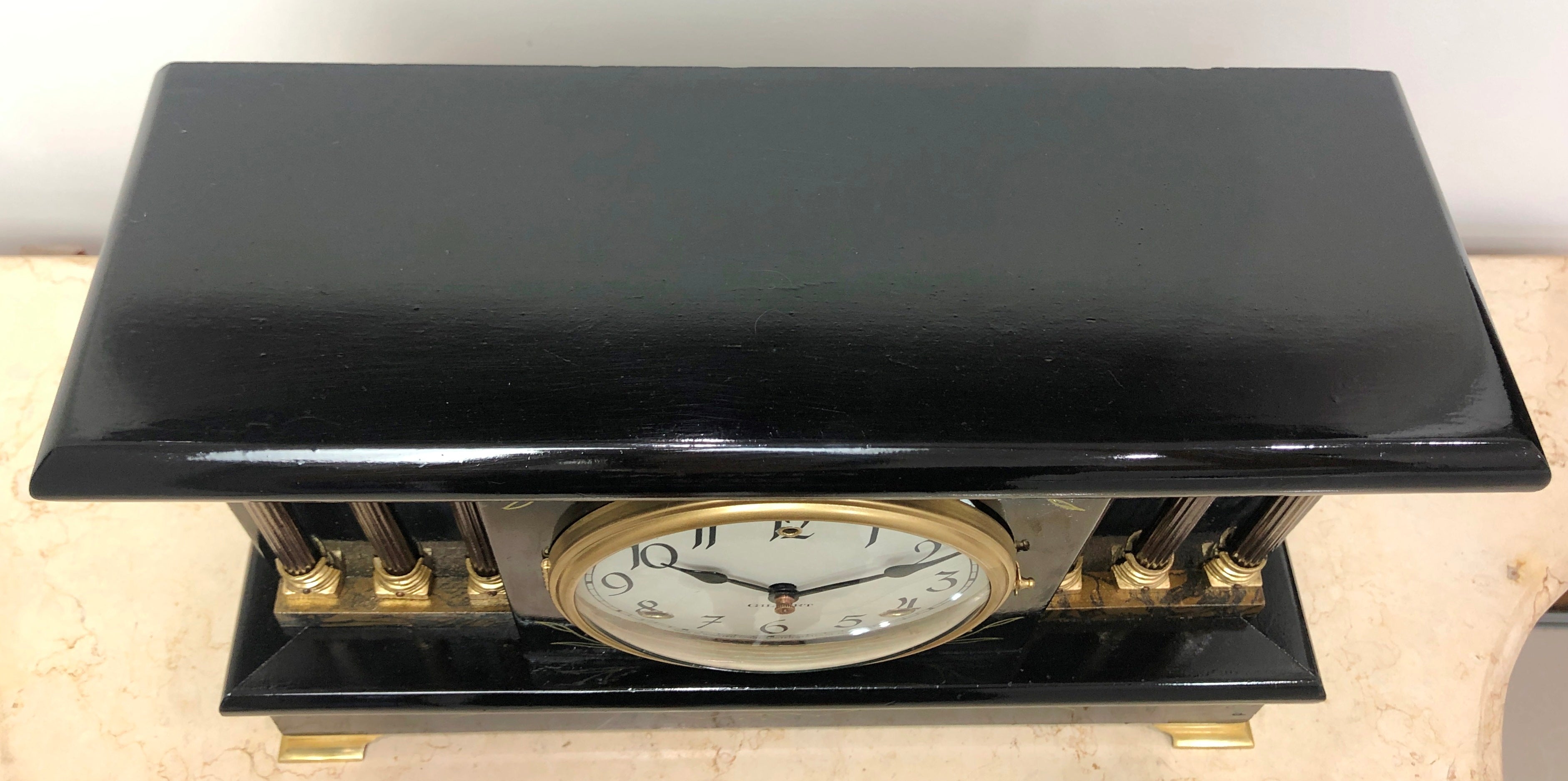 Antique GILBERT Chime U.S.A Mantel Clock | eXibit collection