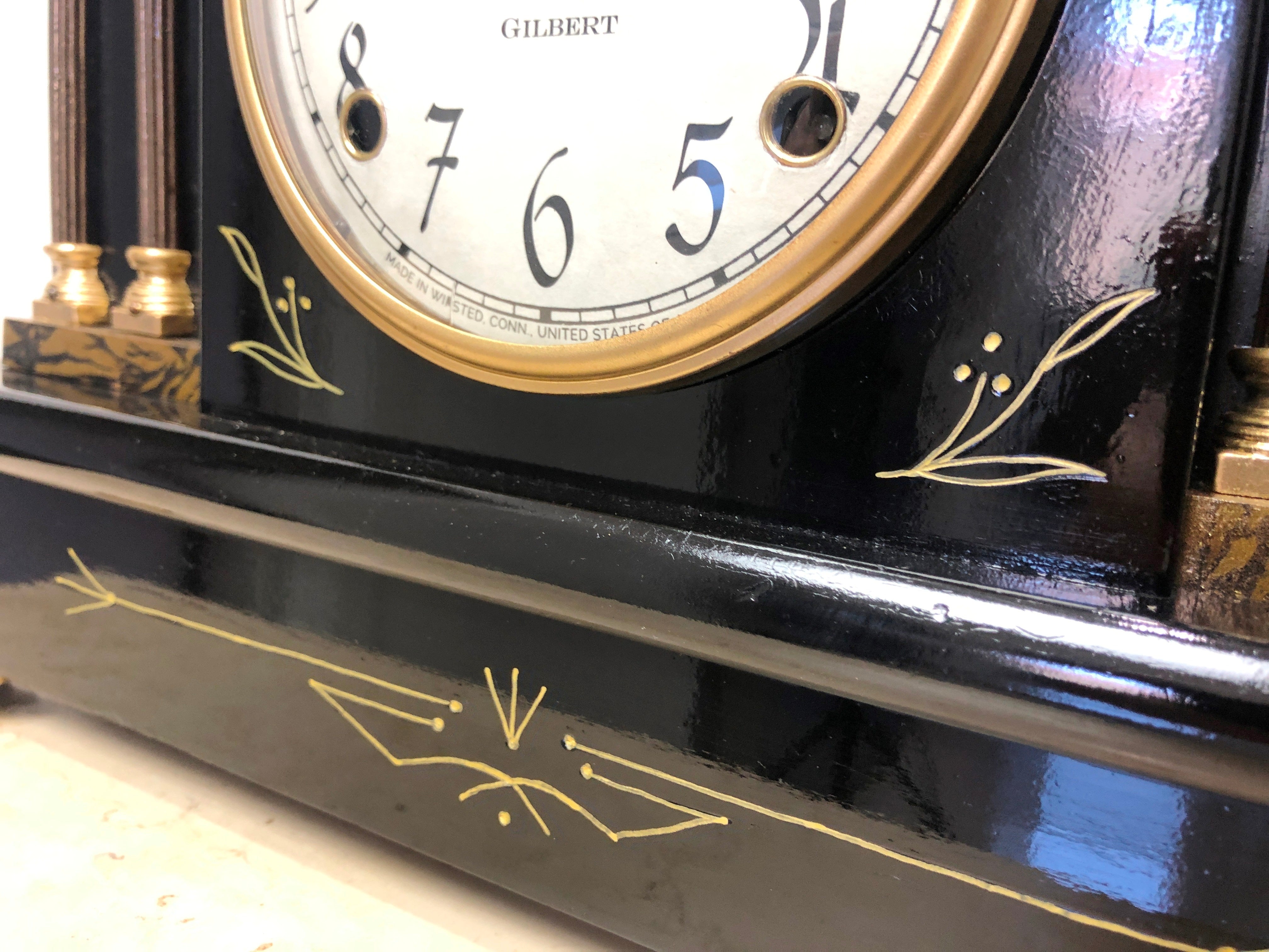 Antique GILBERT Chime U.S.A Mantel Clock | eXibit collection