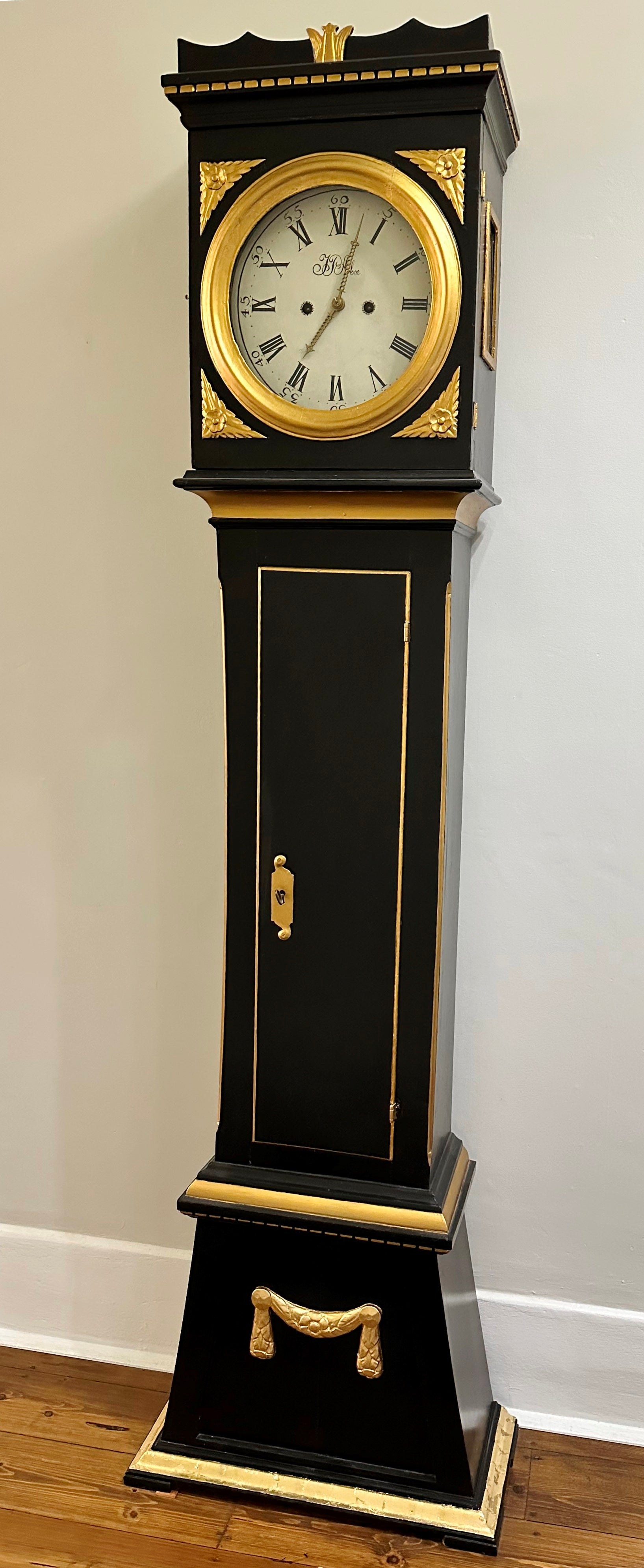 Antique J.P. Arboe Bell Chime Bornholm Grandfather Clock | eXibit collection