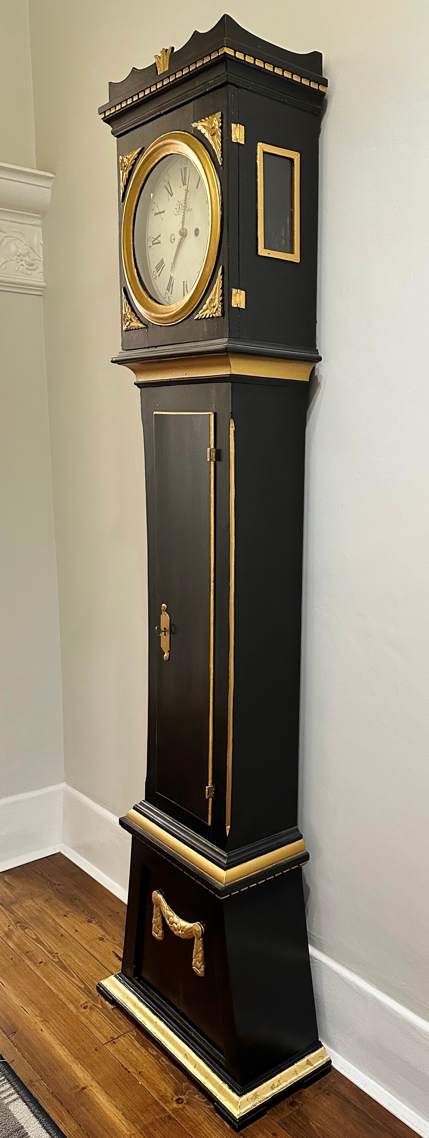 Antique J.P. Arboe Bell Chime Bornholm Grandfather Clock | eXibit collection