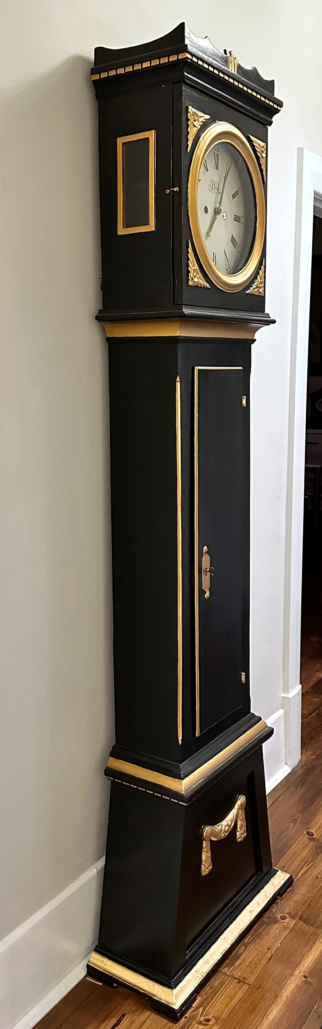 Antique J.P. Arboe Bell Chime Bornholm Grandfather Clock | Adelaide Clocks