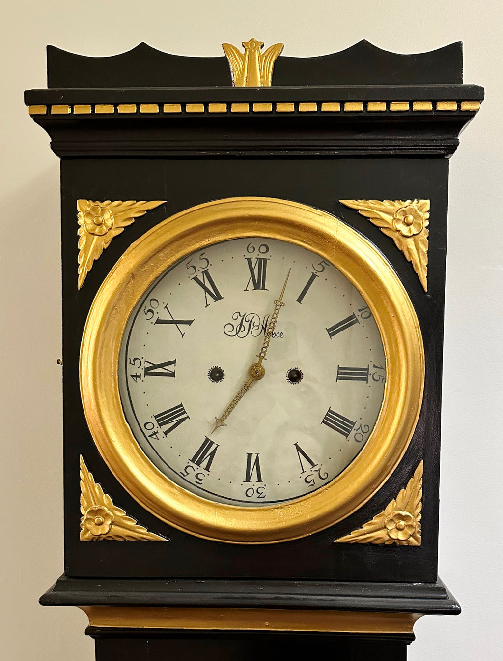 Antique J.P. Arboe Bell Chime Bornholm Grandfather Clock | Adelaide Clocks