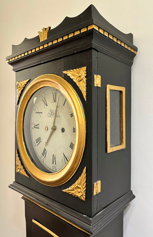 Antique J.P. Arboe Bell Chime Bornholm Grandfather Clock | eXibit collection