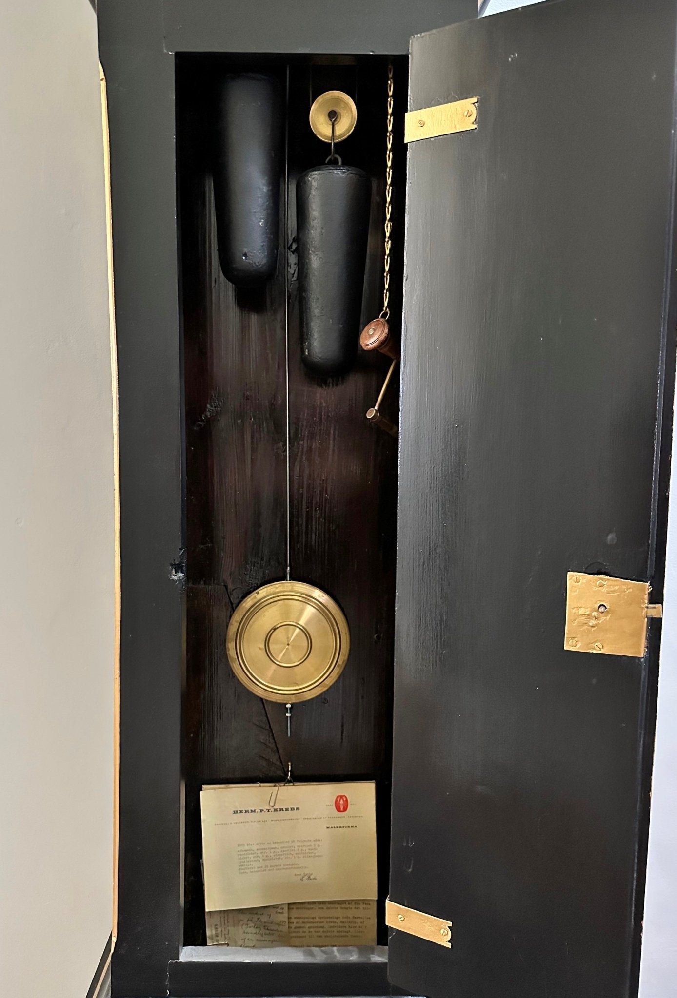 Antique J.P. Arboe Bell Chime Bornholm Grandfather Clock | Adelaide Clocks