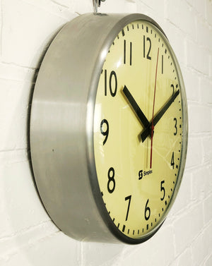 Vintage SIMPLEX Battery Wall School Clock | eXibit collection