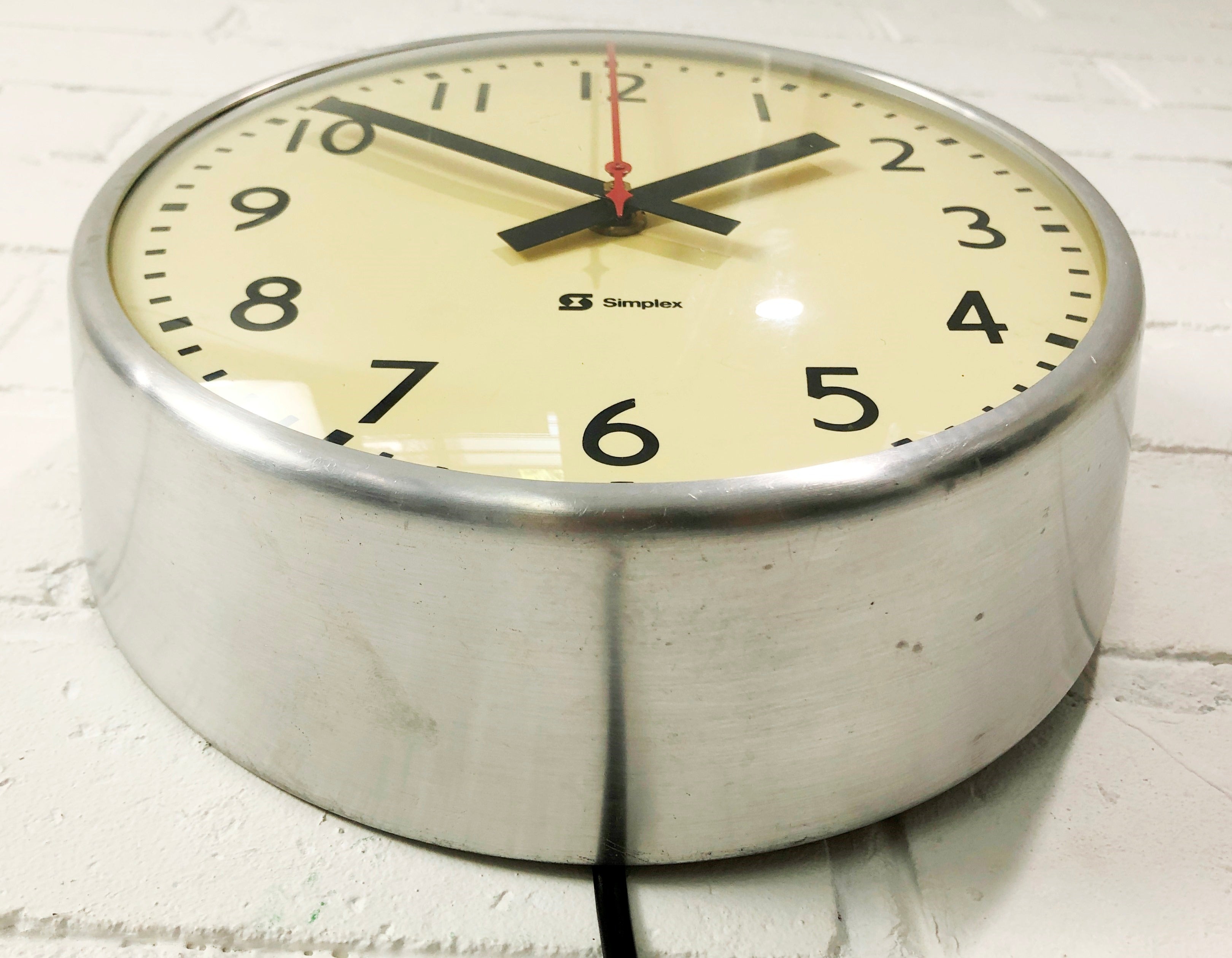 Vintage SIMPLEX Electric Wall School Clock | Adelaide Clocks