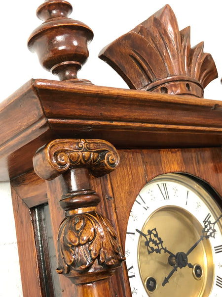 Original Antique HAC German Wall Clock | eXibit collectio