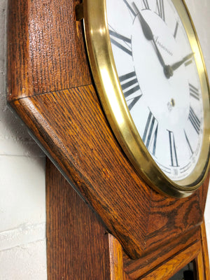 Antique ANSONIA Drop Dial Octagon Wall Clock | eXibit collection