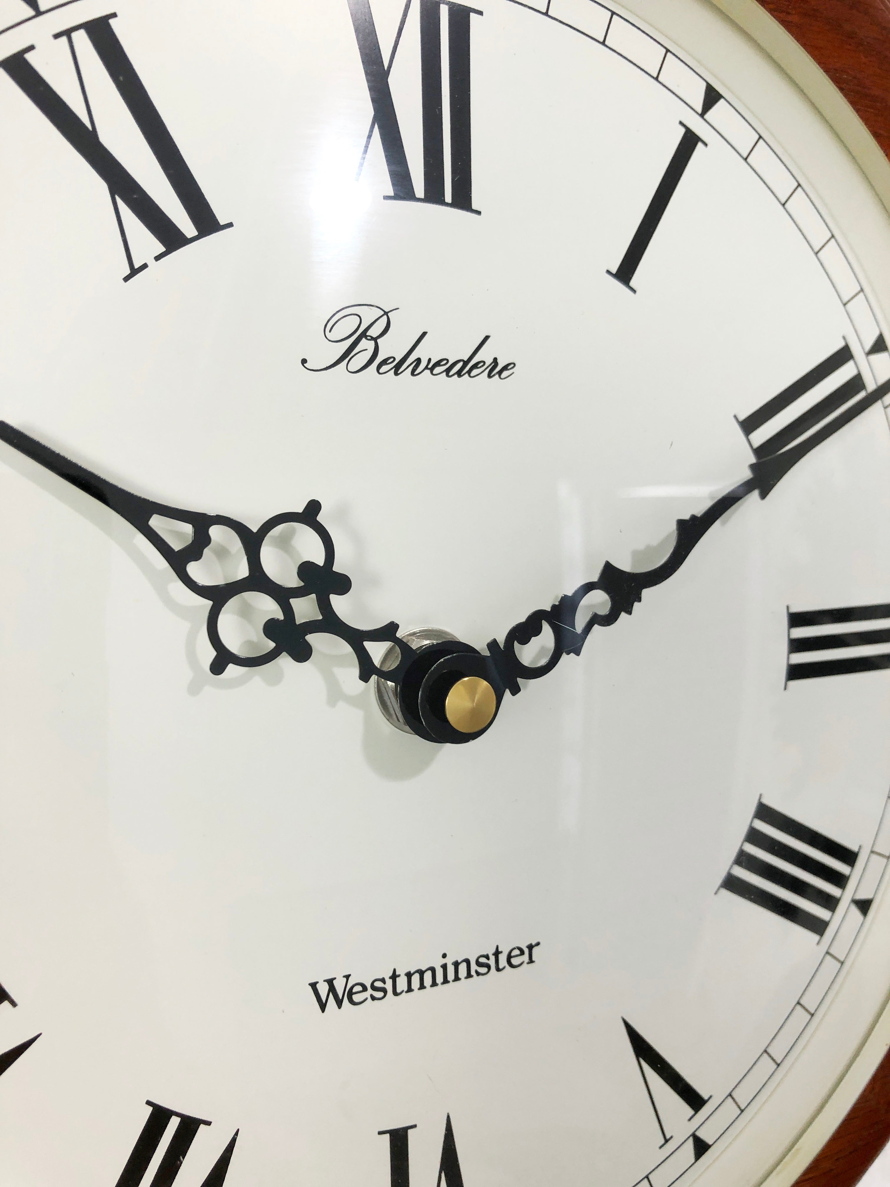 Vintage Westminster Musical Chime Regulator Battery Wall Clock | eXibit collection