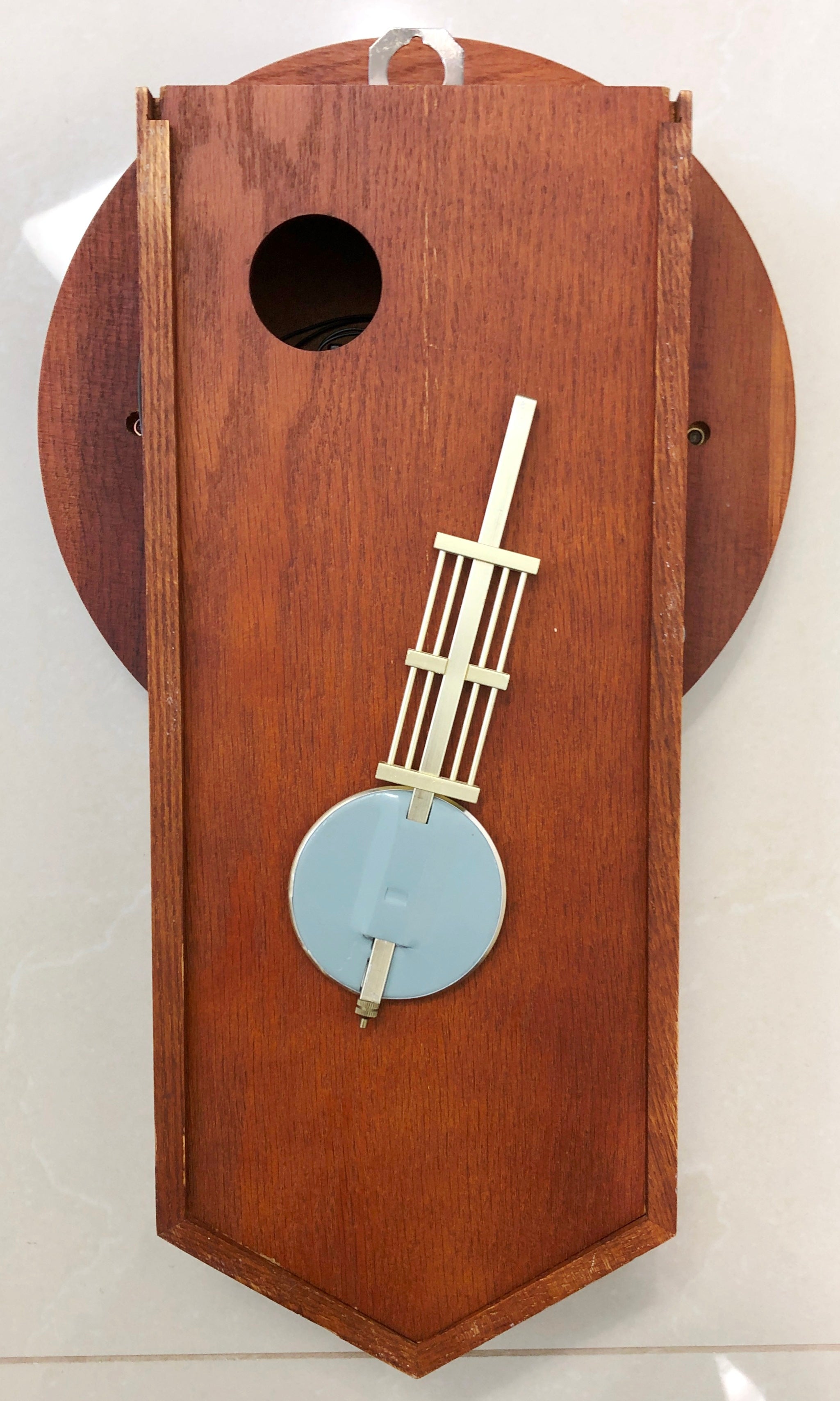 Vintage Westminster Musical Chime Regulator Battery Wall Clock | eXibit collection