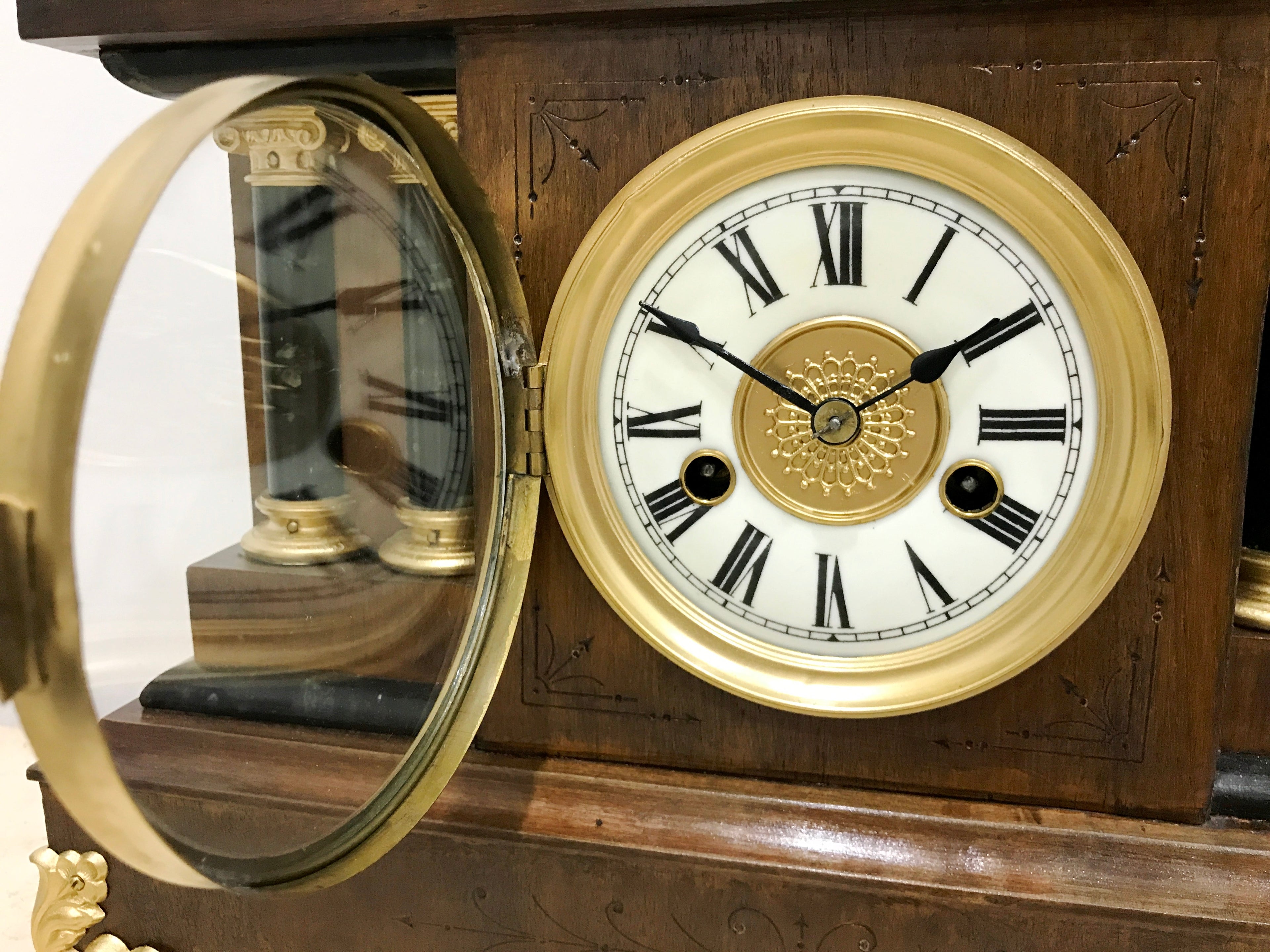Original Antique HAC Mantel Clock | eXibit collection