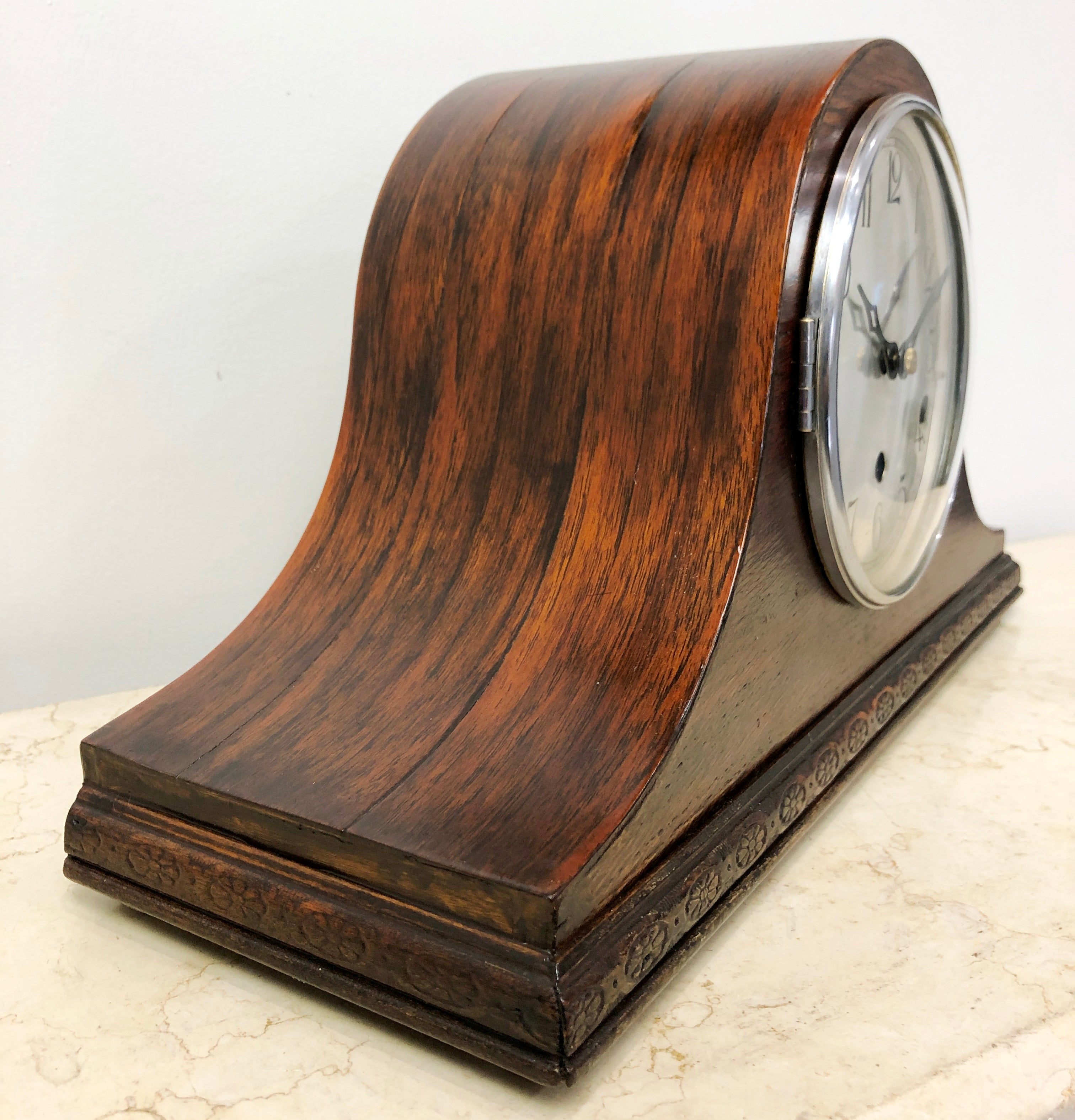 Vintage HALLER West & Whitt Chime Foreign Mantel Clock | eXibit collection