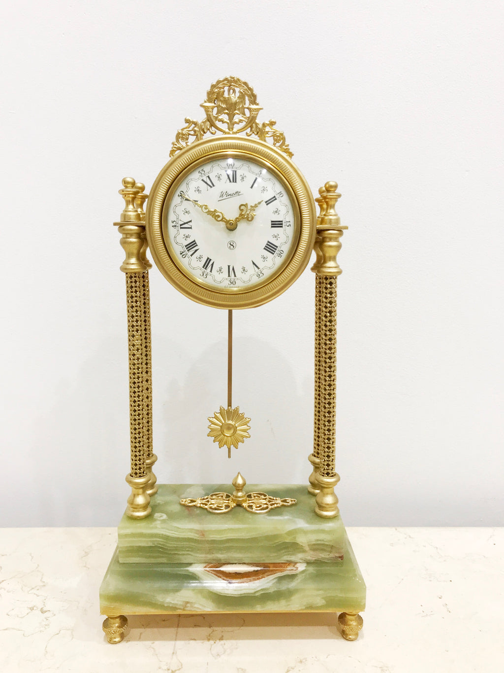 Original Ornate German Mantel Clock | eXibit collection