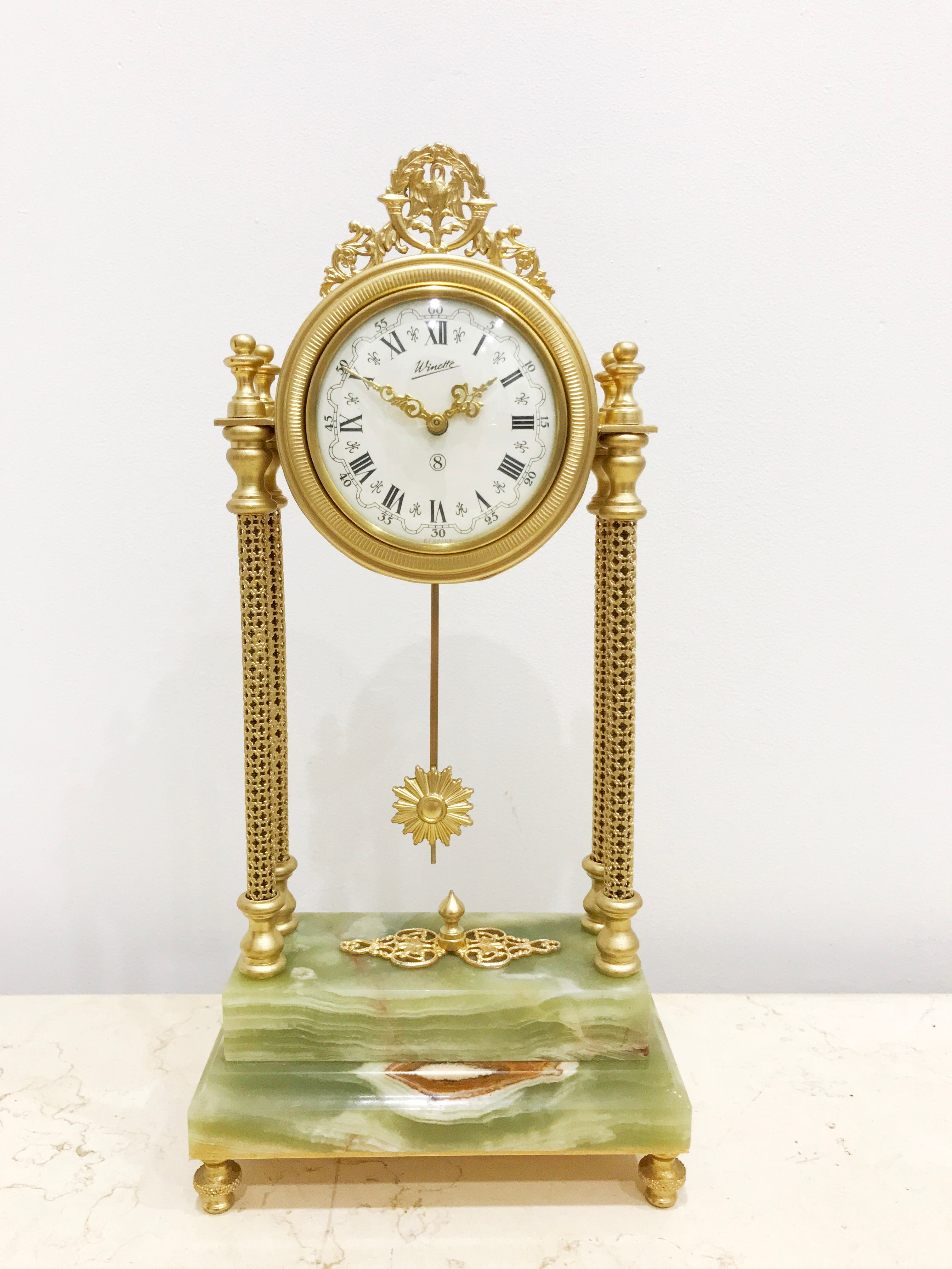Original Ornate German Mantel Clock | eXibit collection