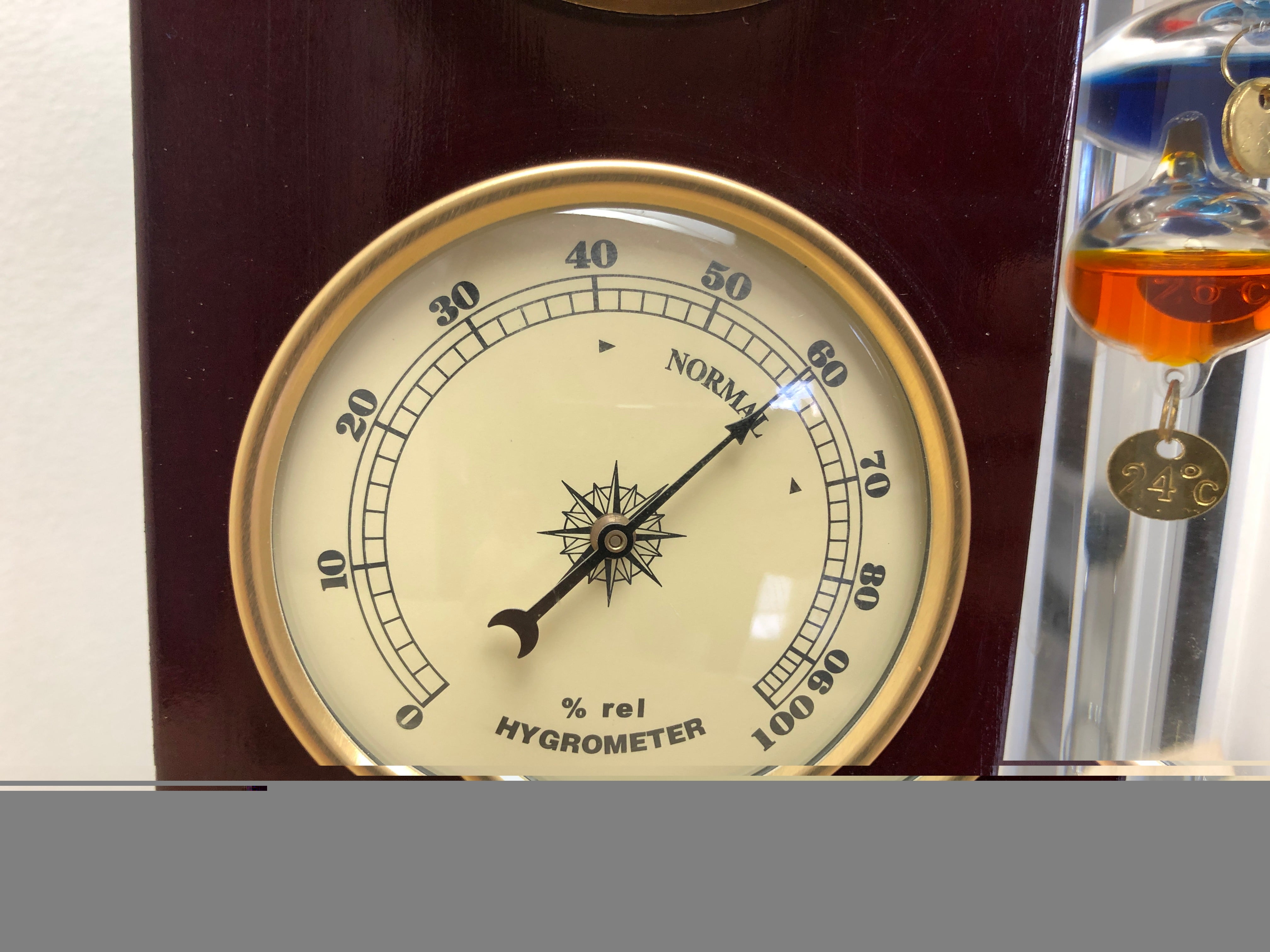 Vintage Galileo Weather Station Barometer, Hygrometer & Clock | eXibit collection