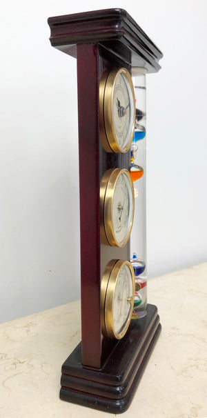 Vintage Galileo Weather Station Barometer, Hygrometer & Clock | eXibit collection