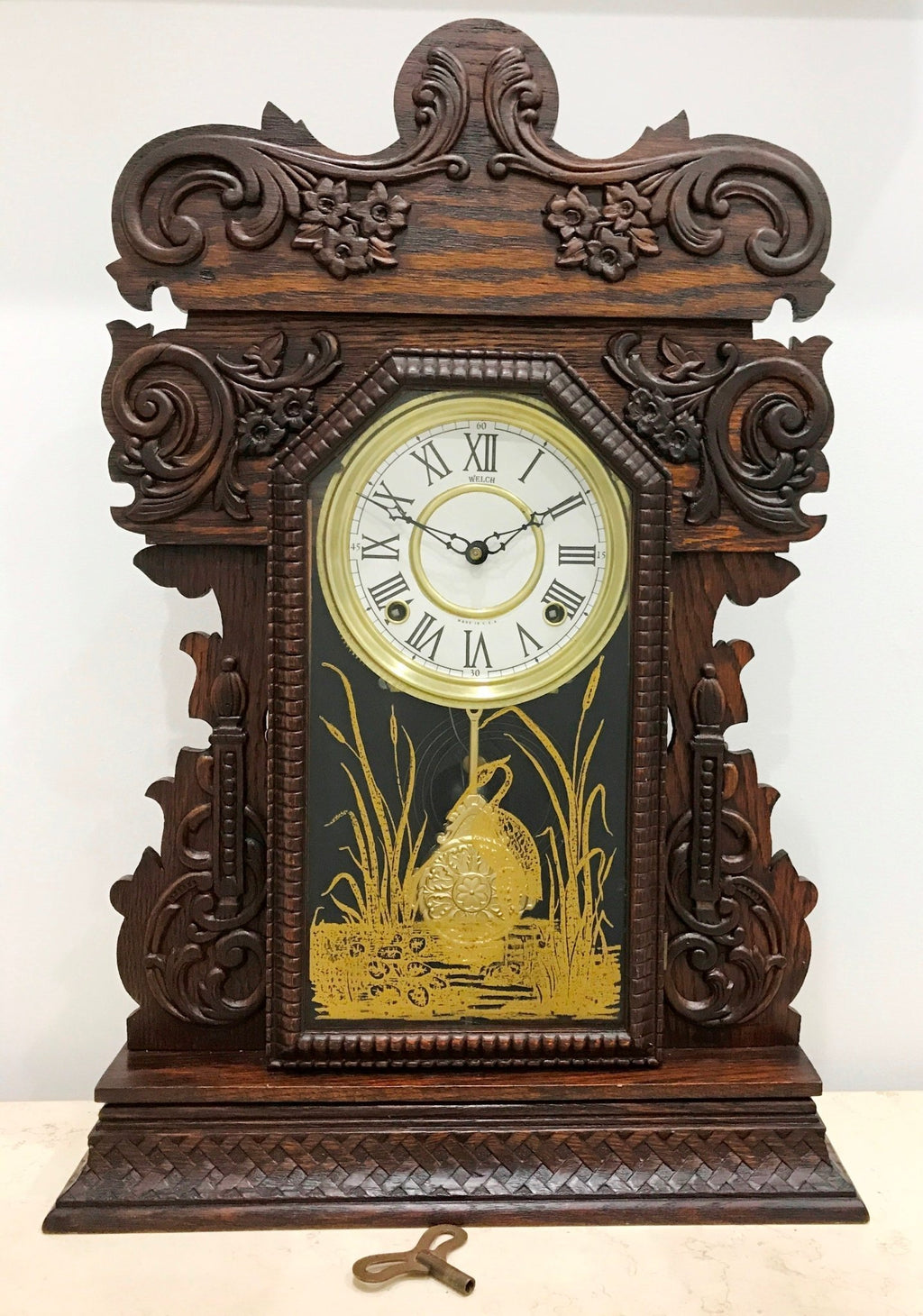 Antique Welch Mantel Clock | eXibit collection