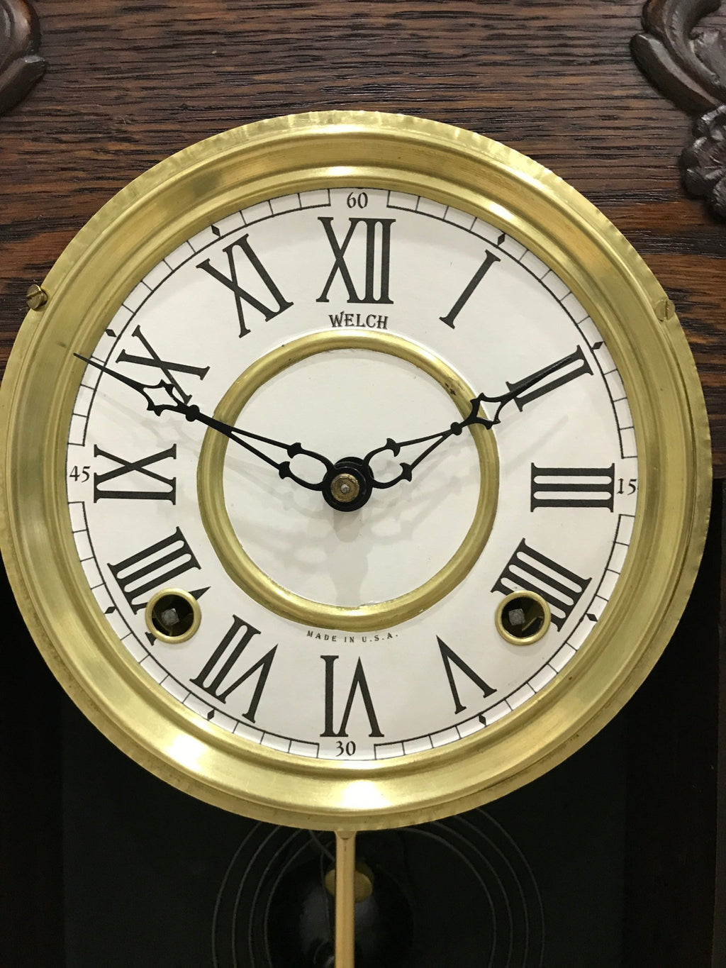 Antique Welch Mantel Clock | eXibit collection