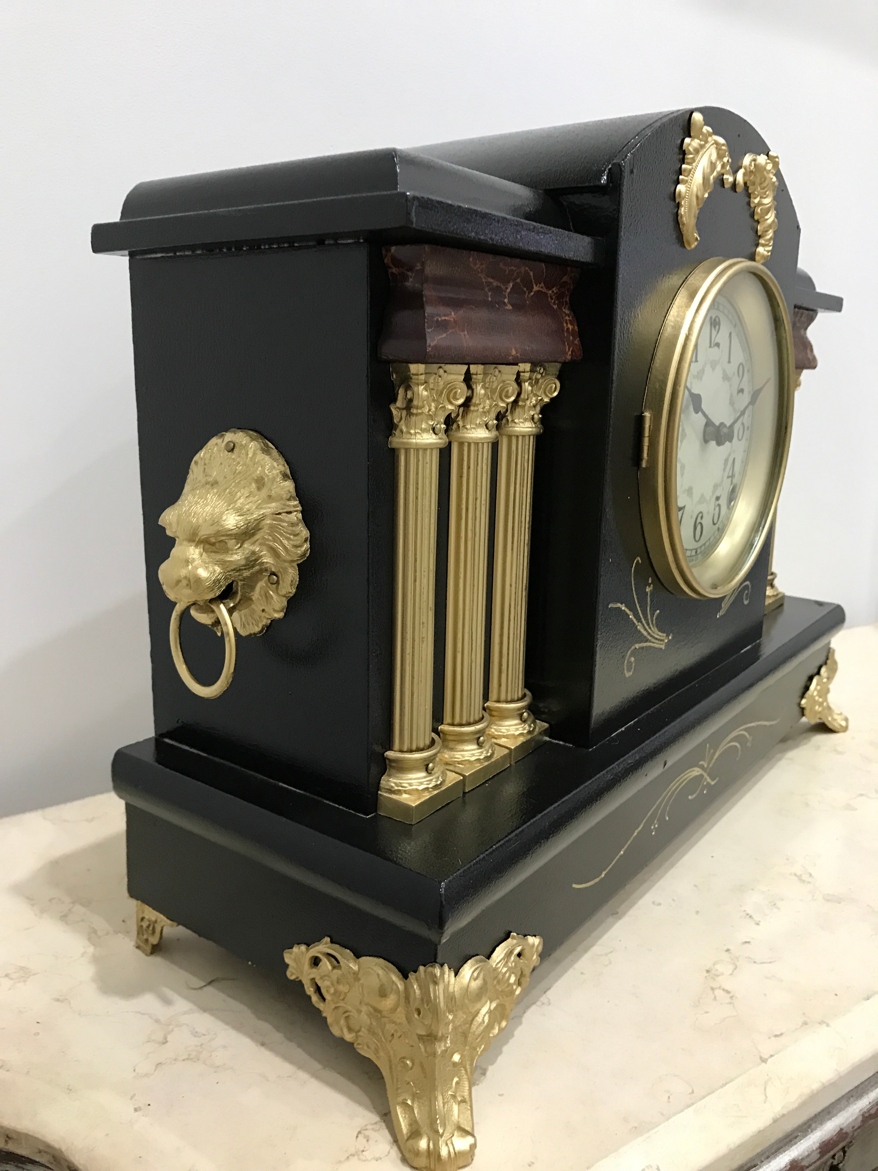 Antique Sessions Mantel Clock | eXibit collection