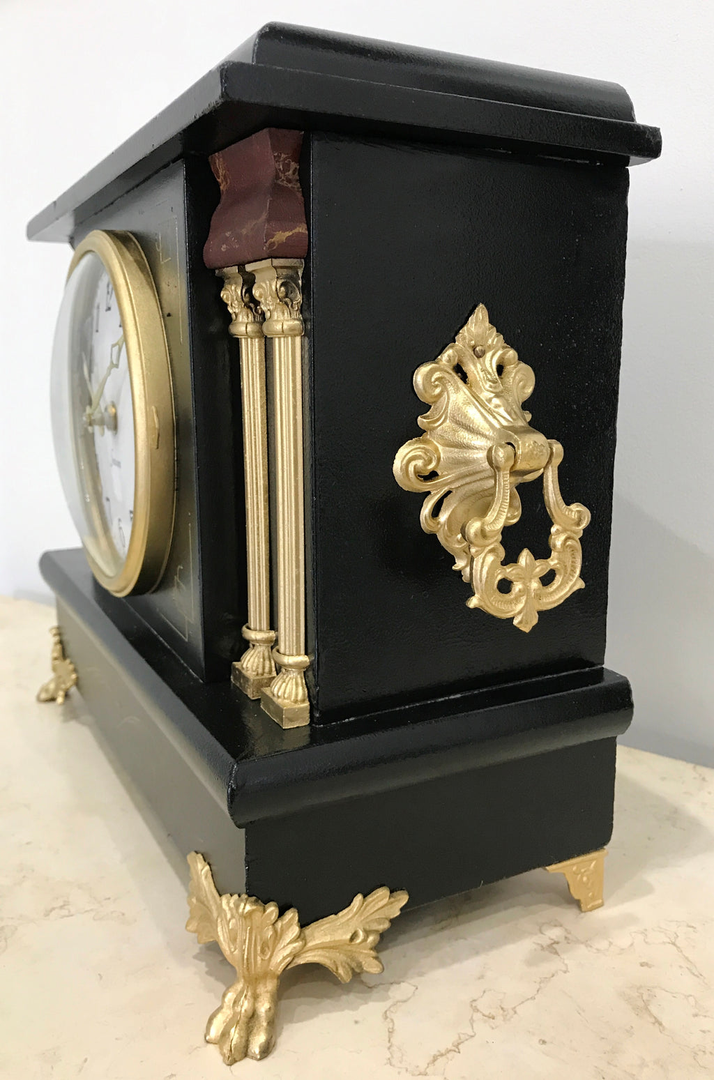 Antique Sessions Quartz Battery Mantel Clock  | eXibit collection