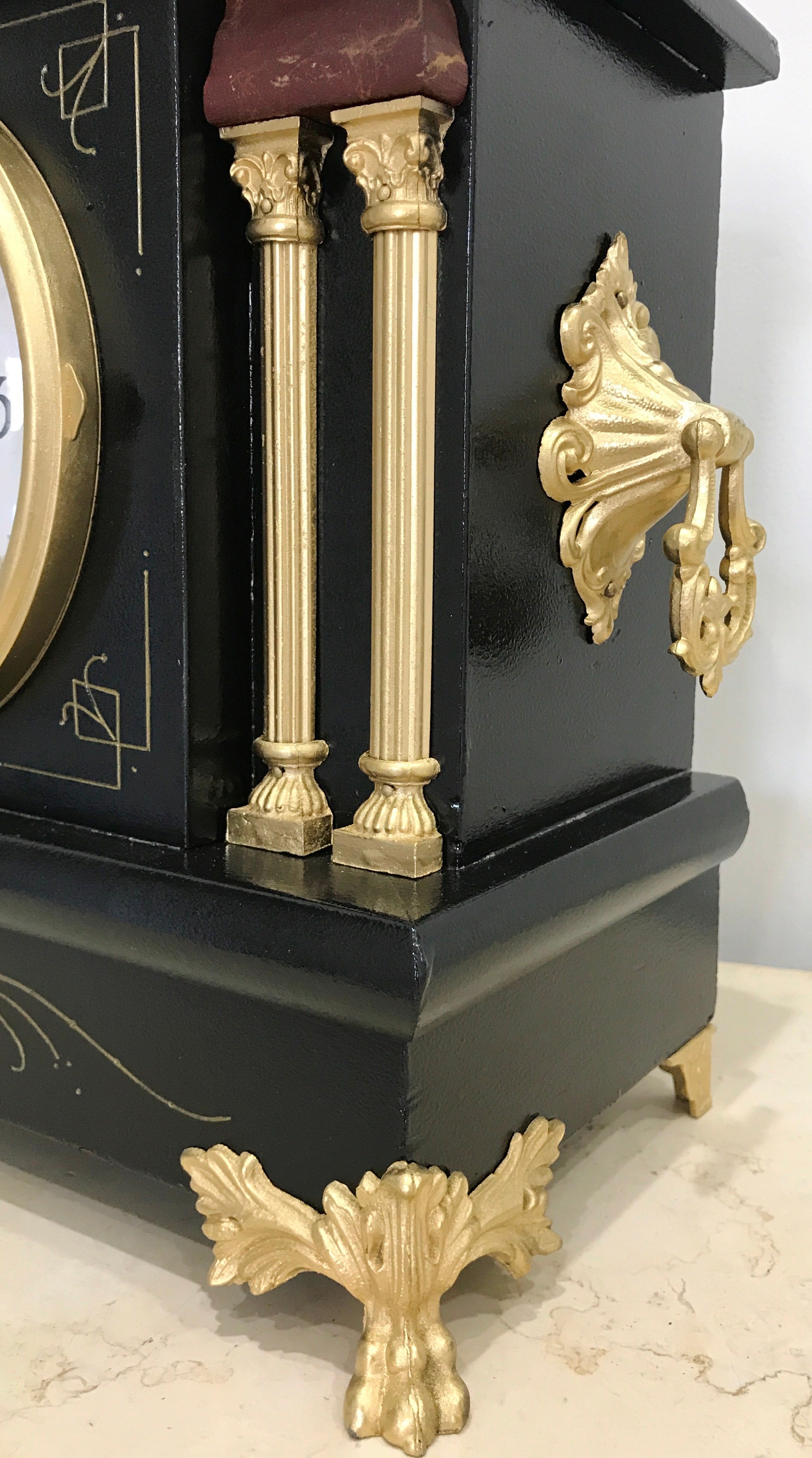 Antique Sessions Quartz Battery Mantel Clock  | eXibit collection